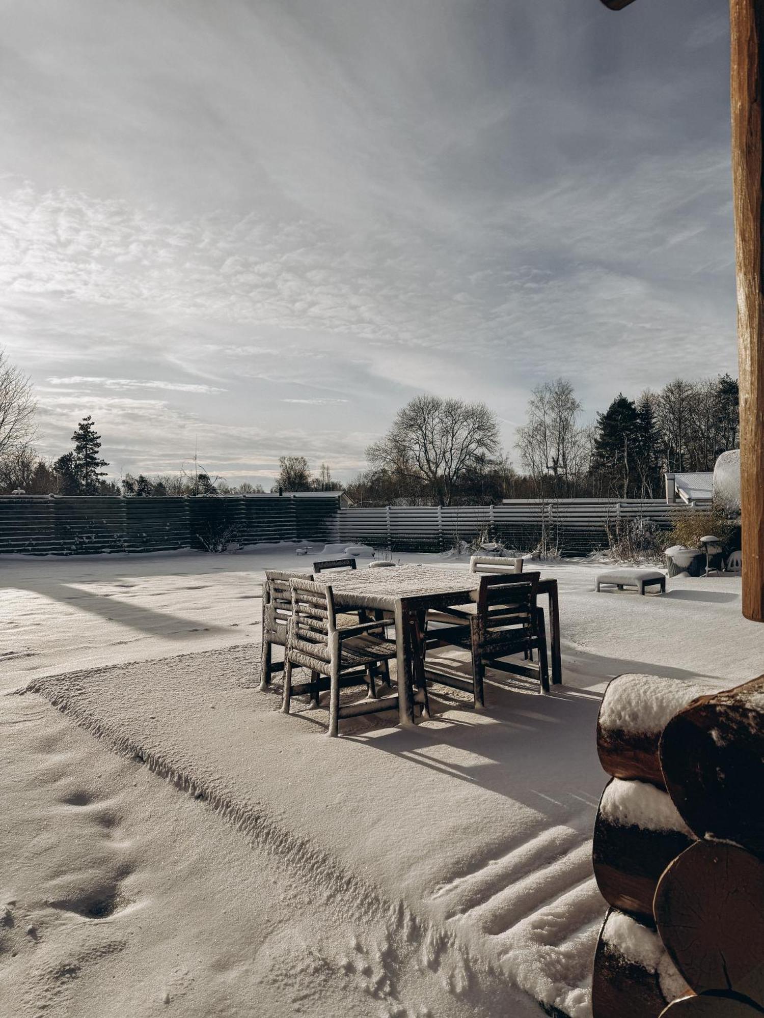 Fjordhygge - Authentic Wood Log Cabin Summerhouse Near Water, Fjord And Forest Jaegerspris Luaran gambar